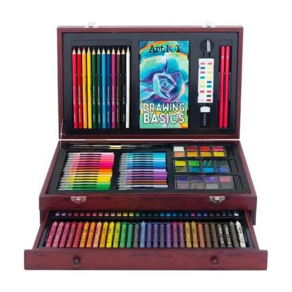 Art 101 Budding Artist Other - ART 101 BUDDING ARTIST - NWT 138-piece art set in wooden box. Unopened!